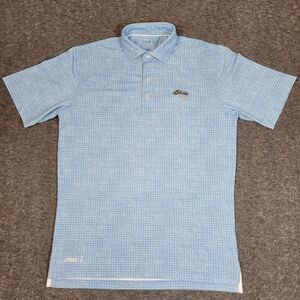 Johnnie-O Rennie Men's Golf Polo Shirt Size L Malibu Geometric Torrey Pines Club